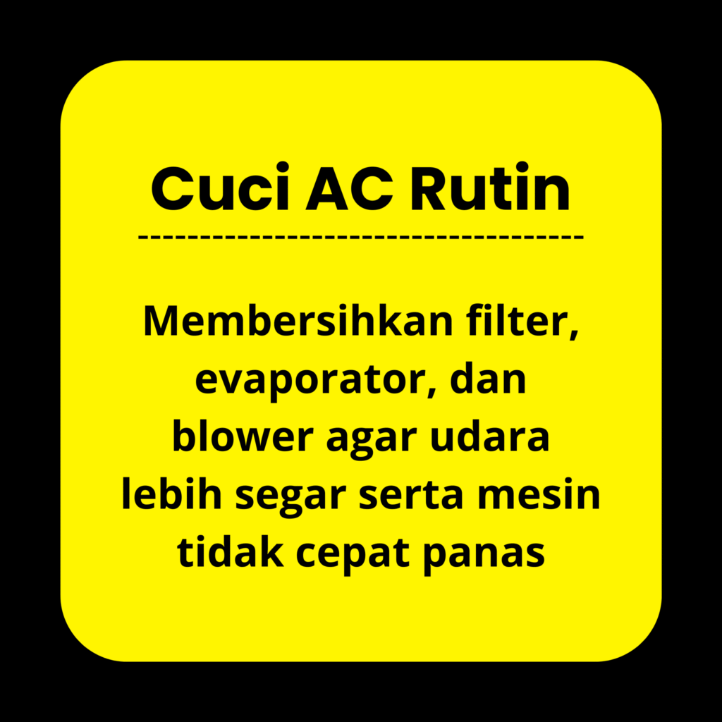 Cuci AC Rutin
