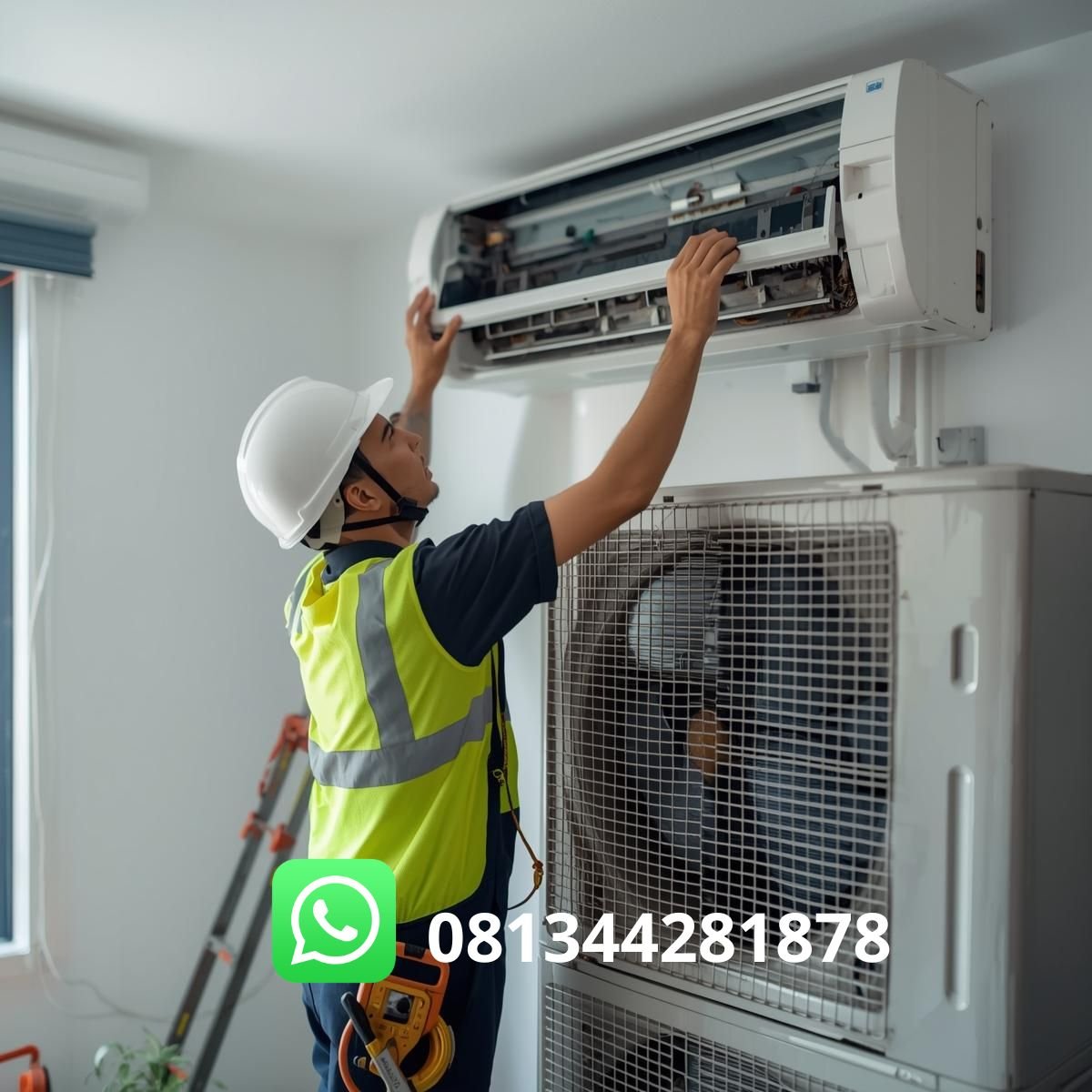 biaya bongkar pasang AC Manado