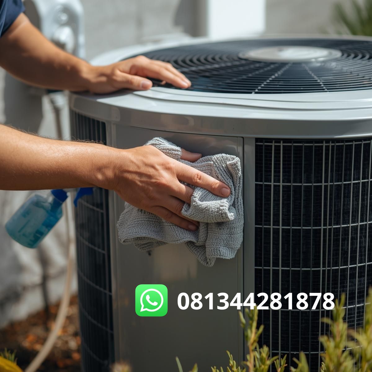 Layanan cuci AC Manado profesional