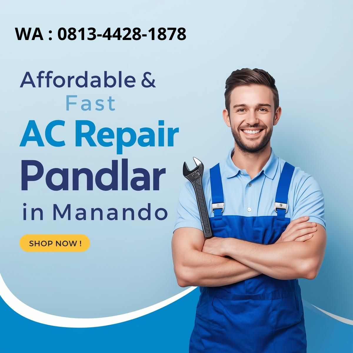 Jasa isi freon AC Manado