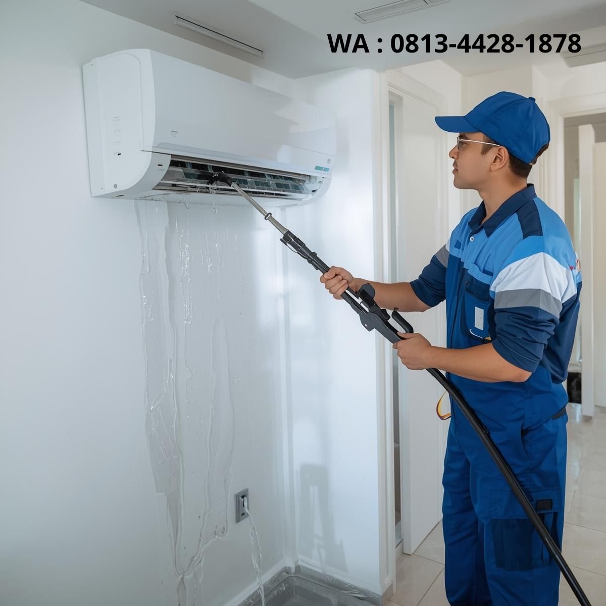 TEKNISI AC MENCUCI UNIT AC SPLIT