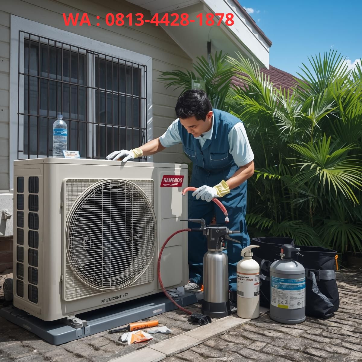 Servis AC profesional Manado