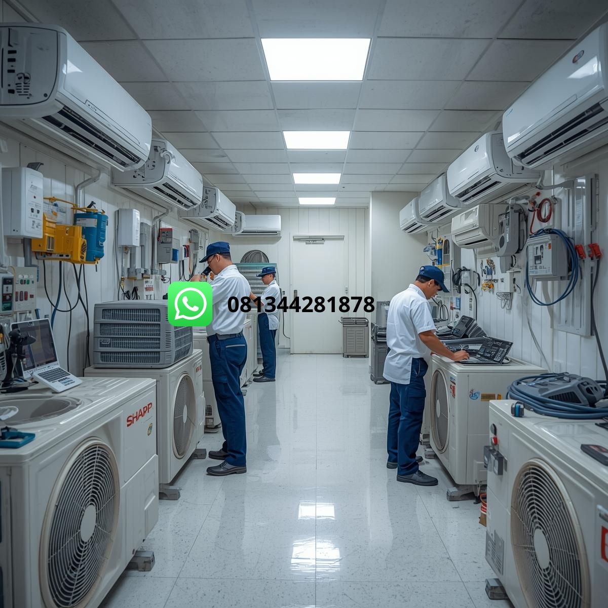 layanan servis ac sharp manado