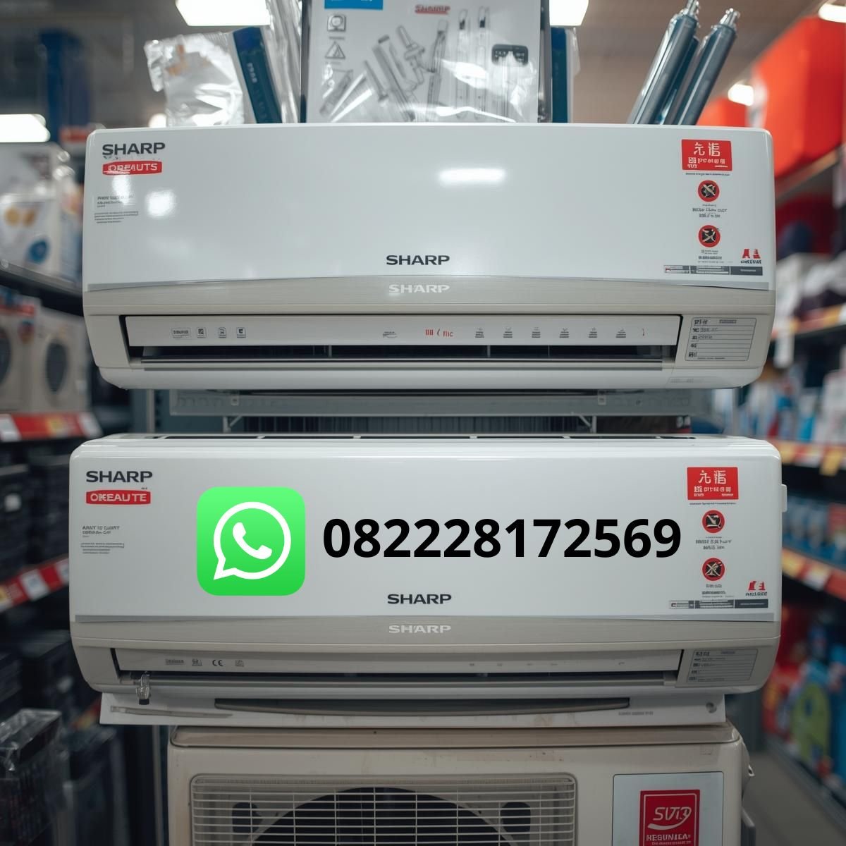 Toko jual AC Sharp 1/2 PK di Manado