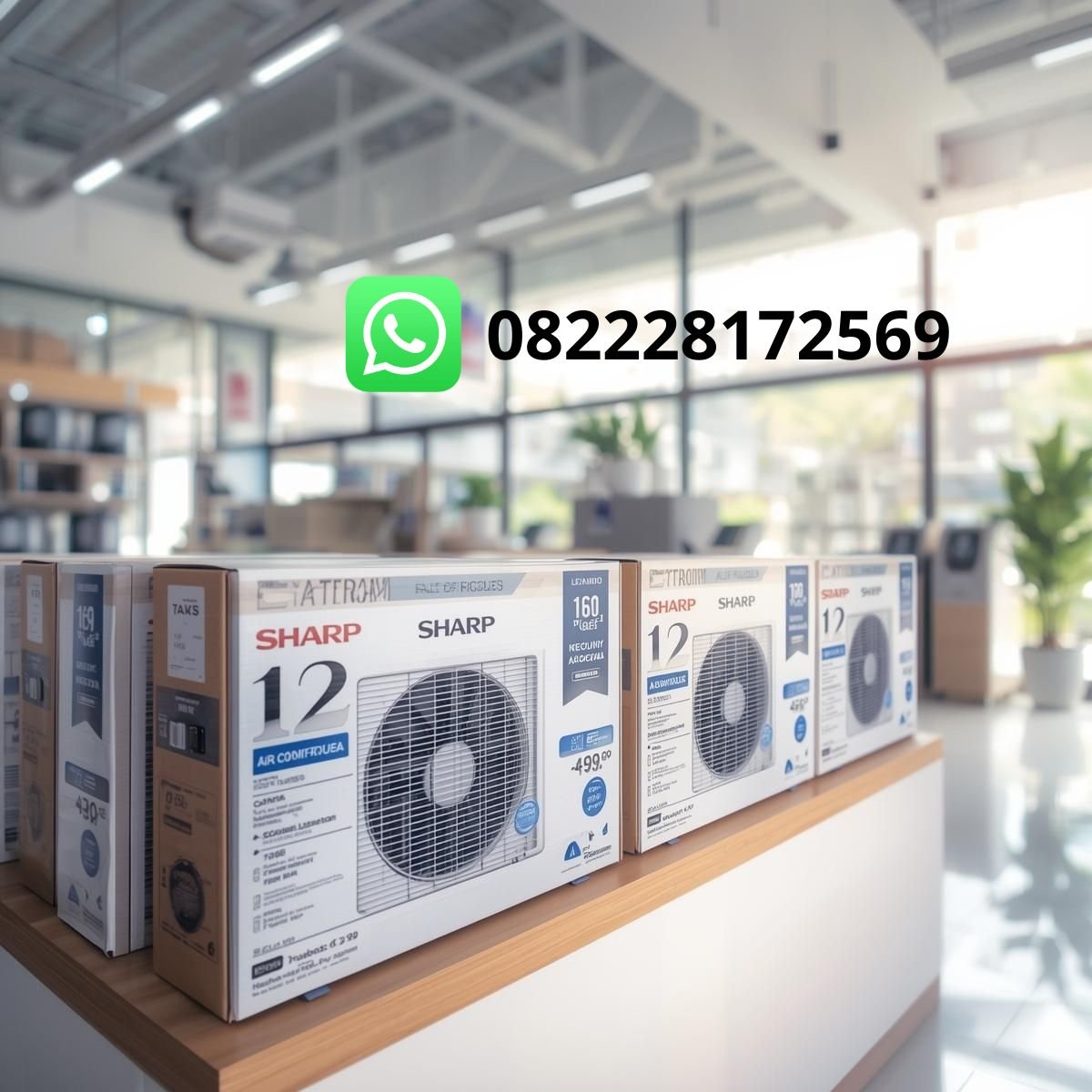 Harga AC Sharp 1/2 PK Manado 2025
