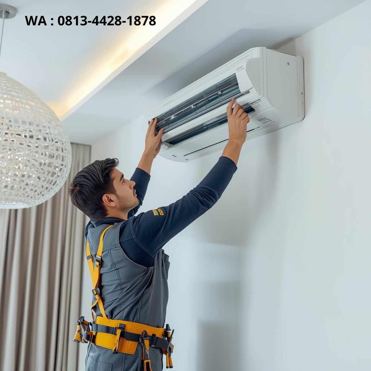 PEMASANGAN AC INVERTER RUMAH