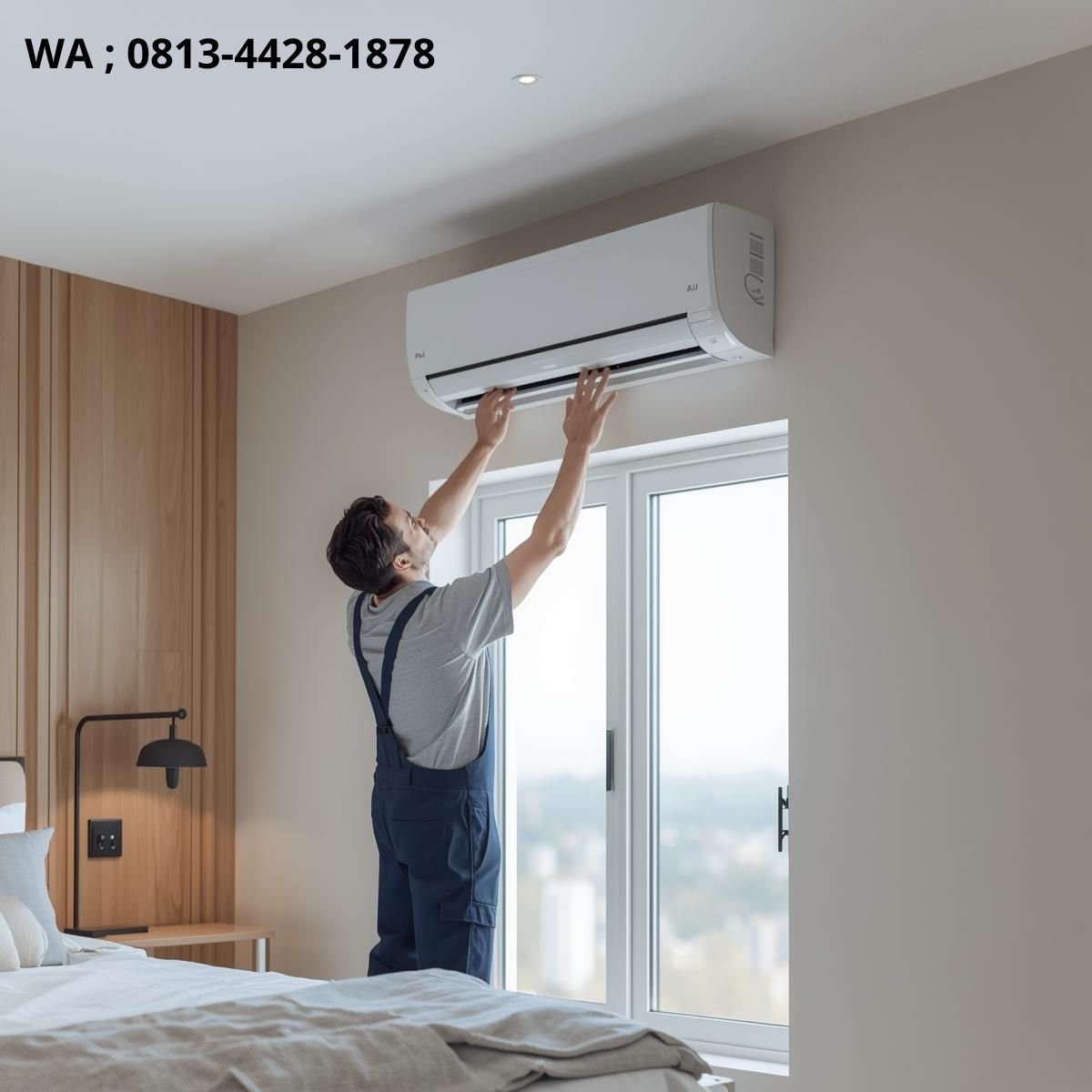 PEMASANGAN AC KAMAR TIDUR