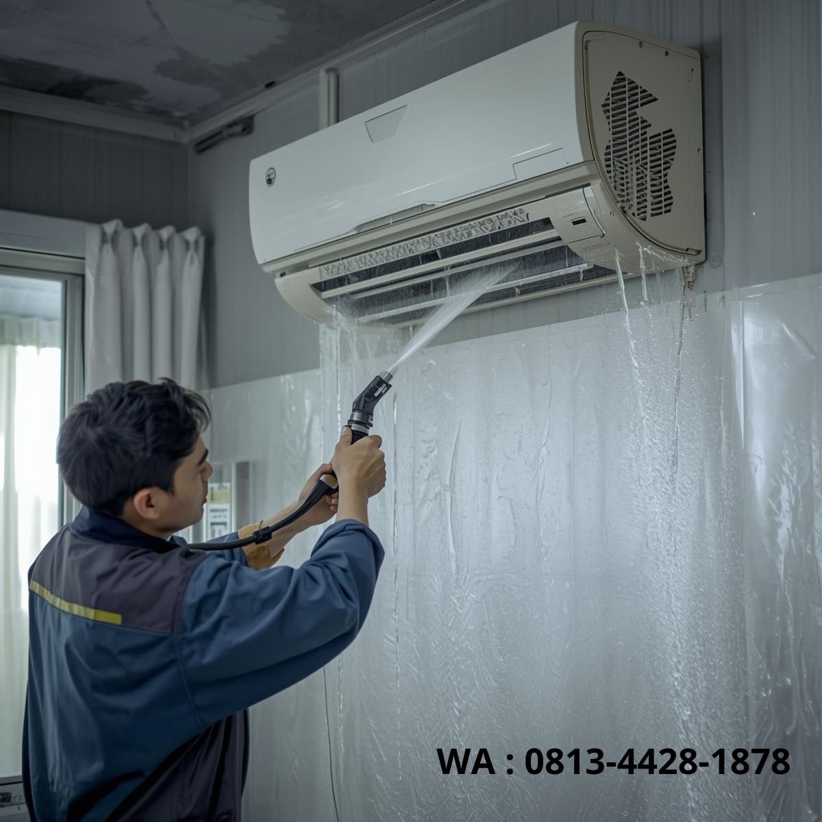 CUCI AC RUMAH TOMOHON