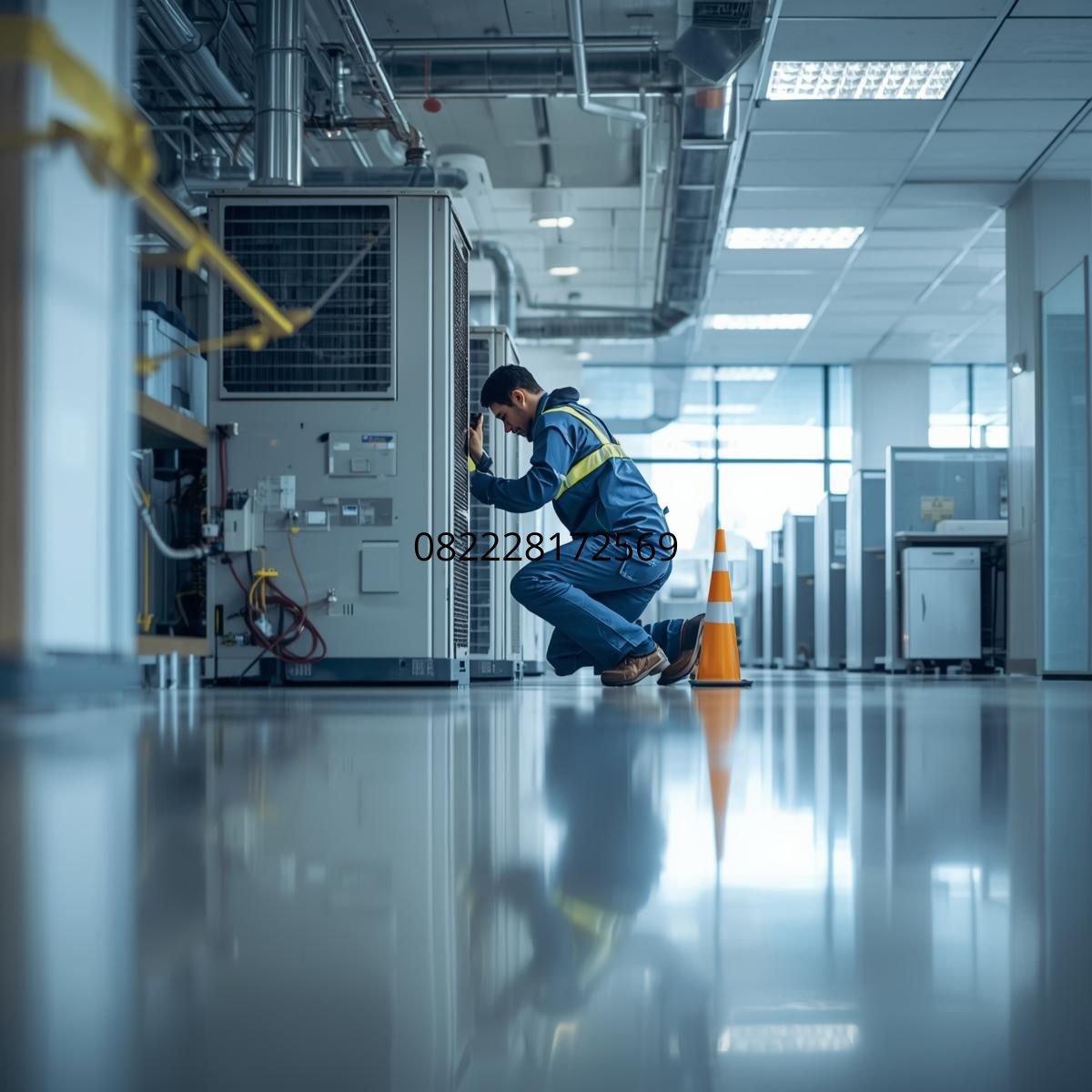 service AC gedung perkantoran Manado