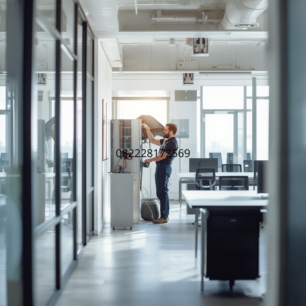 perawatan AC sentral kantor Manado