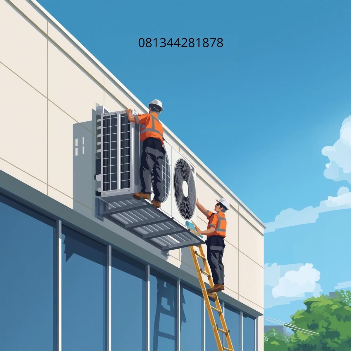 service ac gedung perkantoran manado