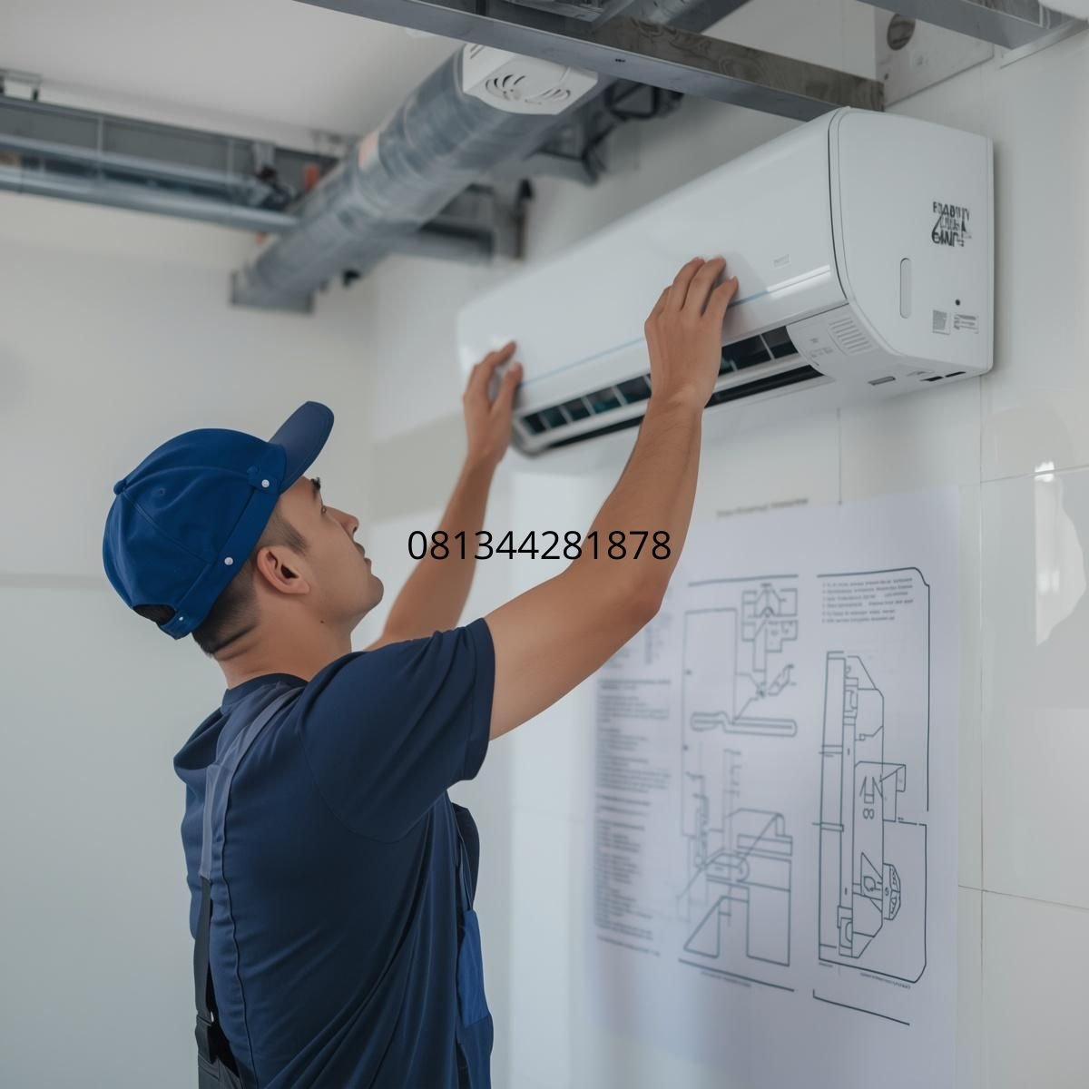 instalasi hvac gedung manado