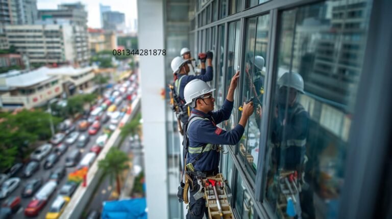 pemasangan ac gedung komersial manado