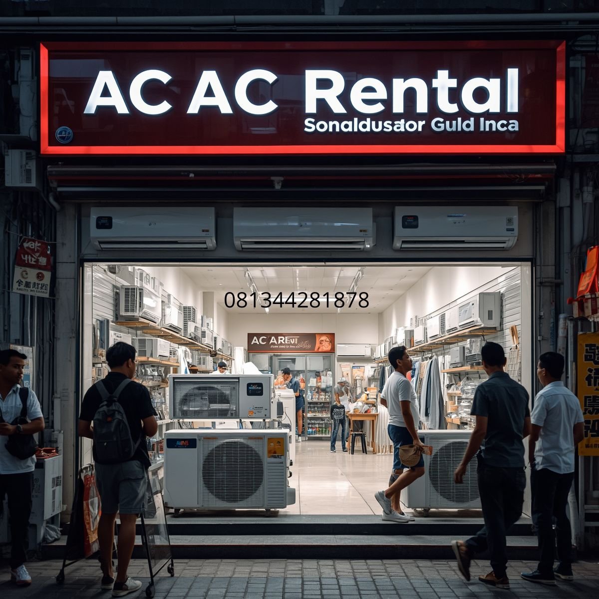 rental AC portable Manado