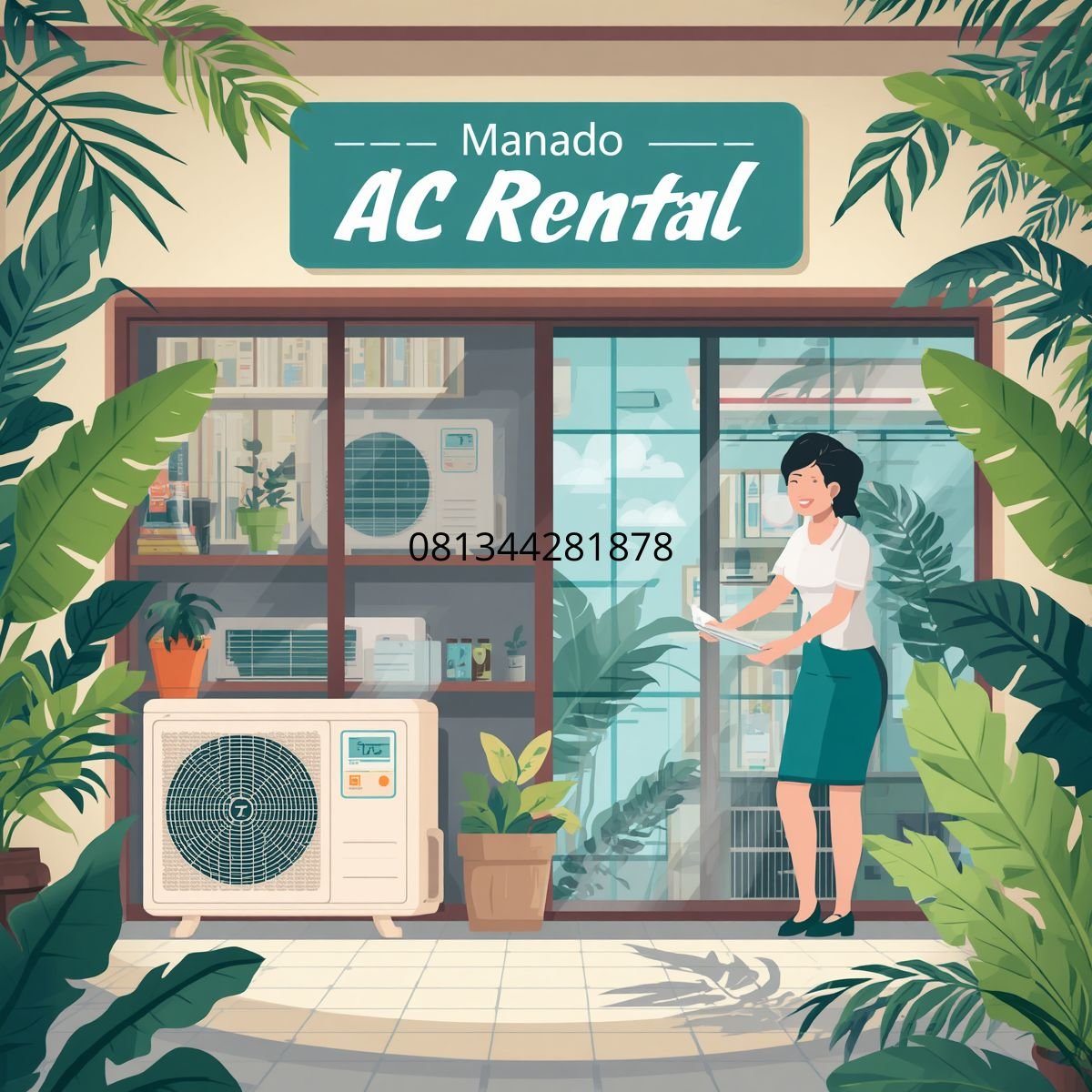 sewa AC standing Manado