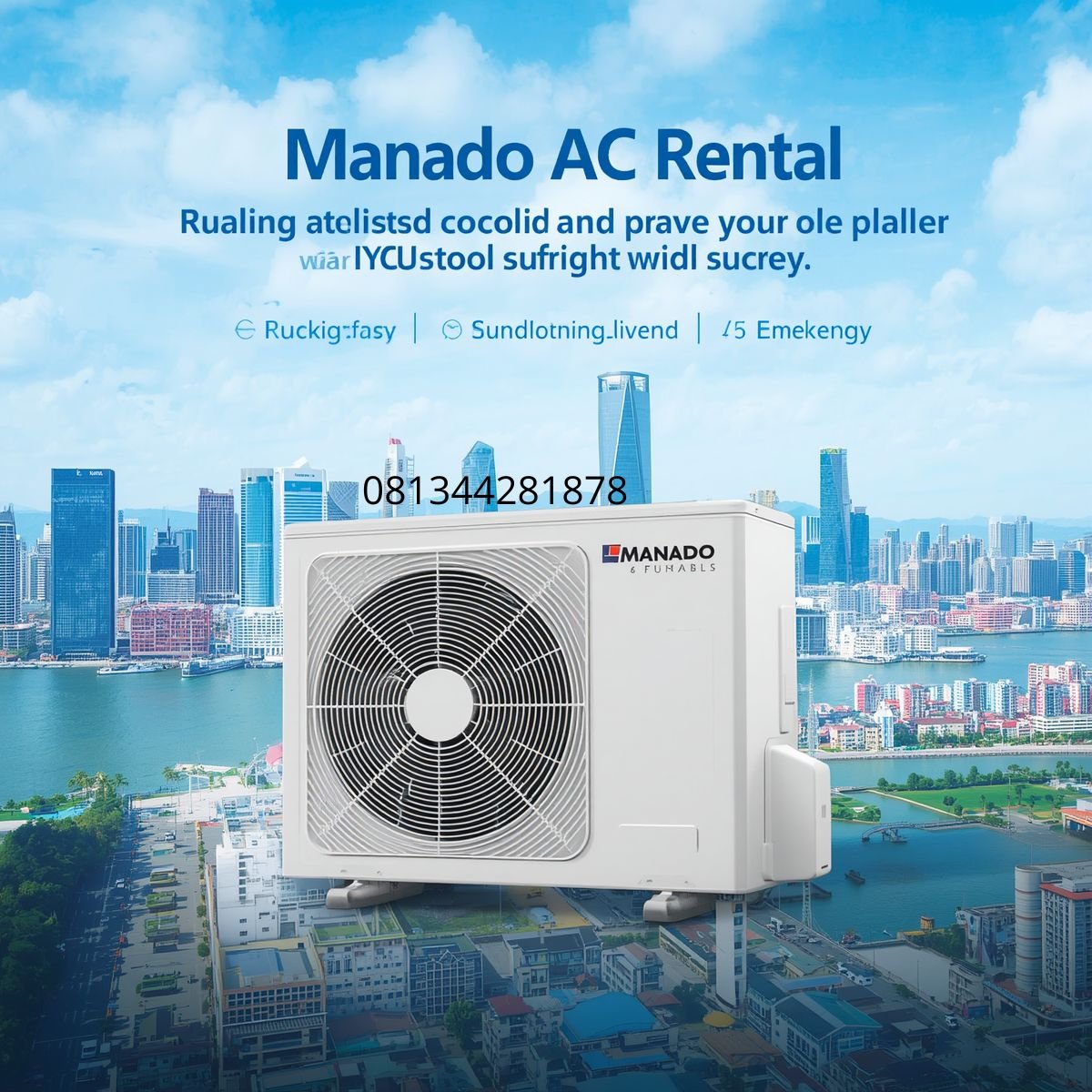 rental AC Manado
