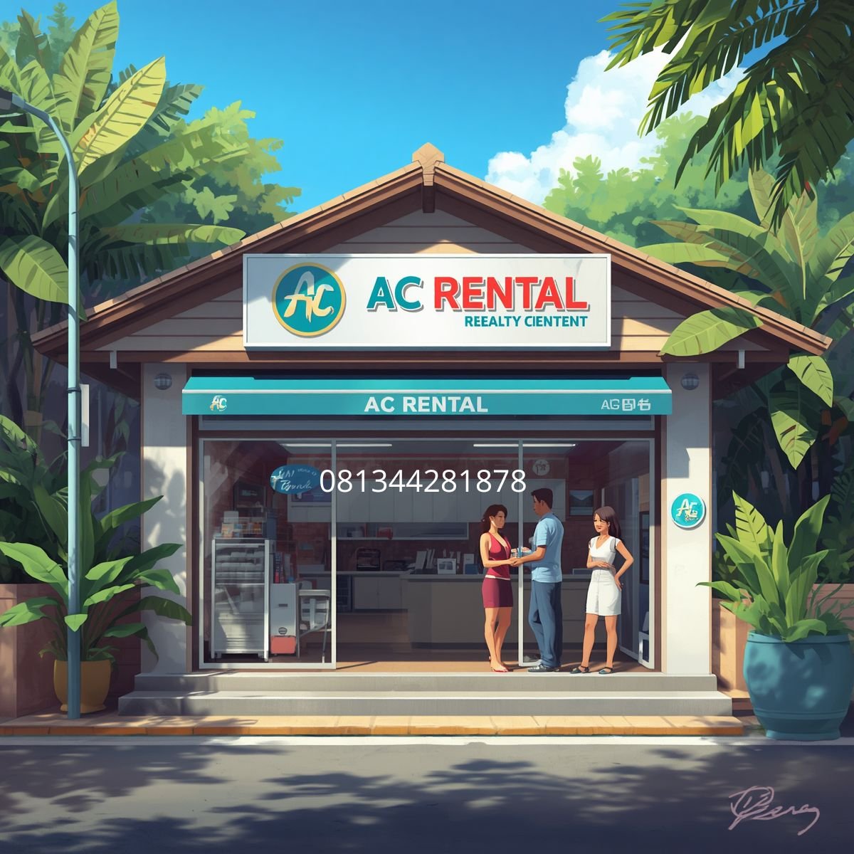 sewa AC portable Manado