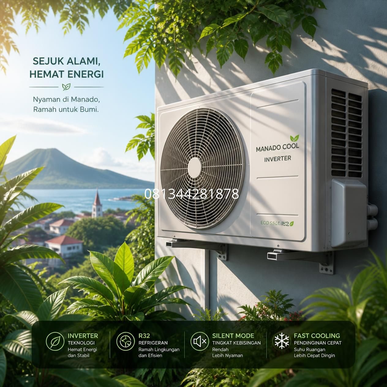 AC 1/2 PK murah Manado