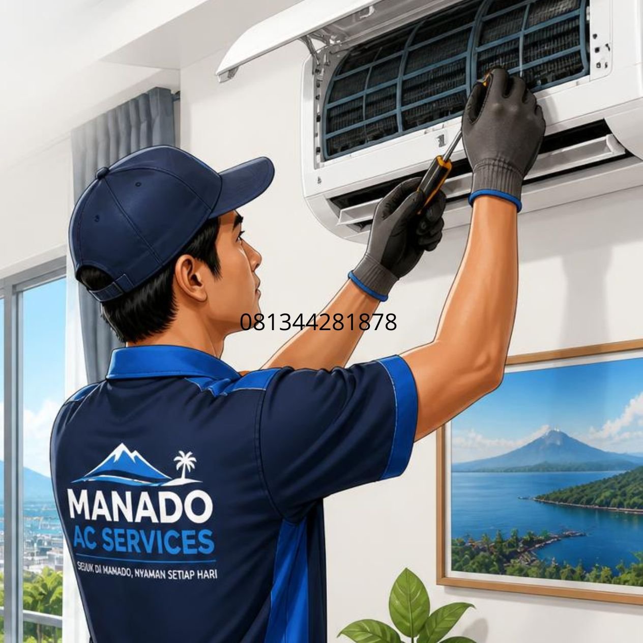 servis AC Manado