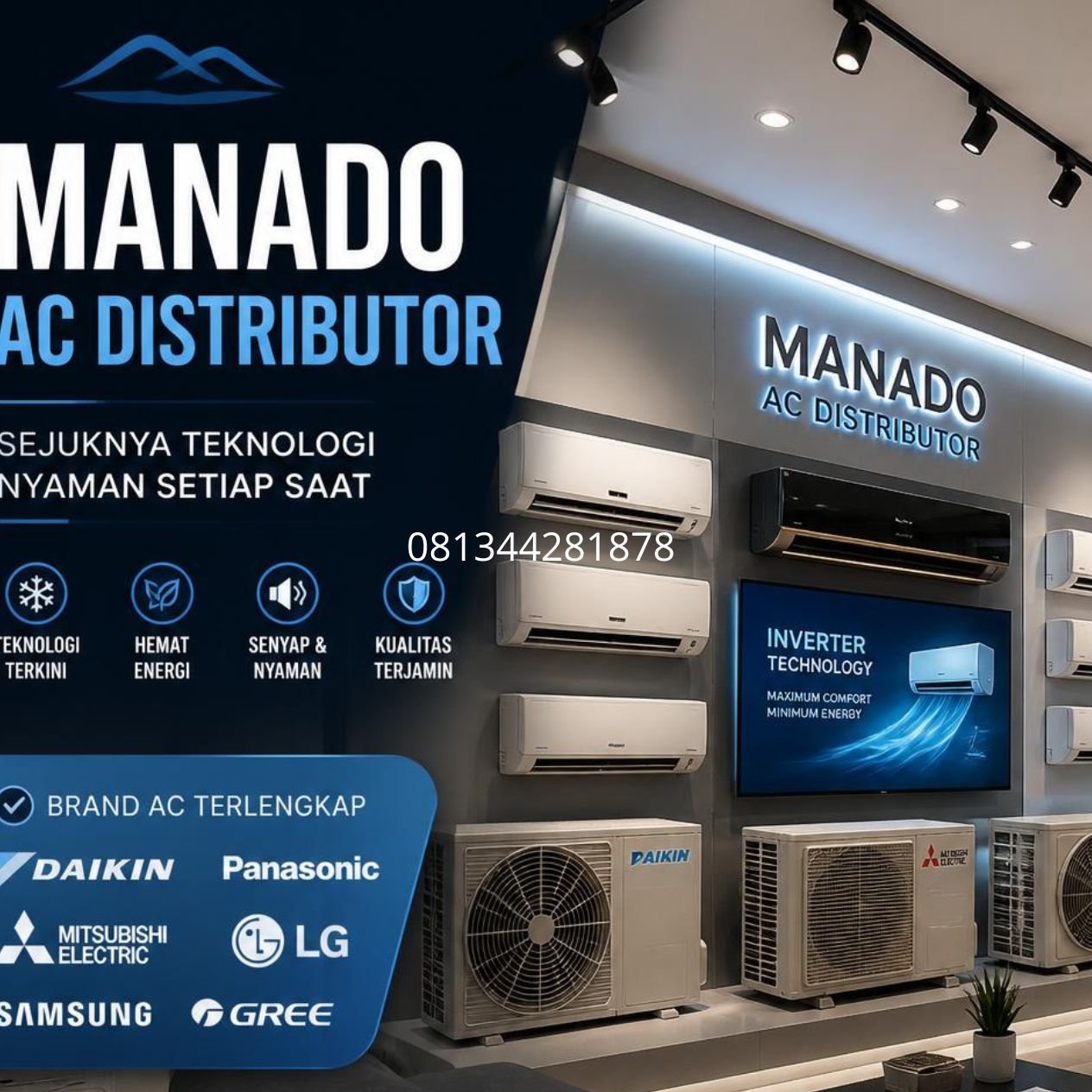 jual AC Manado