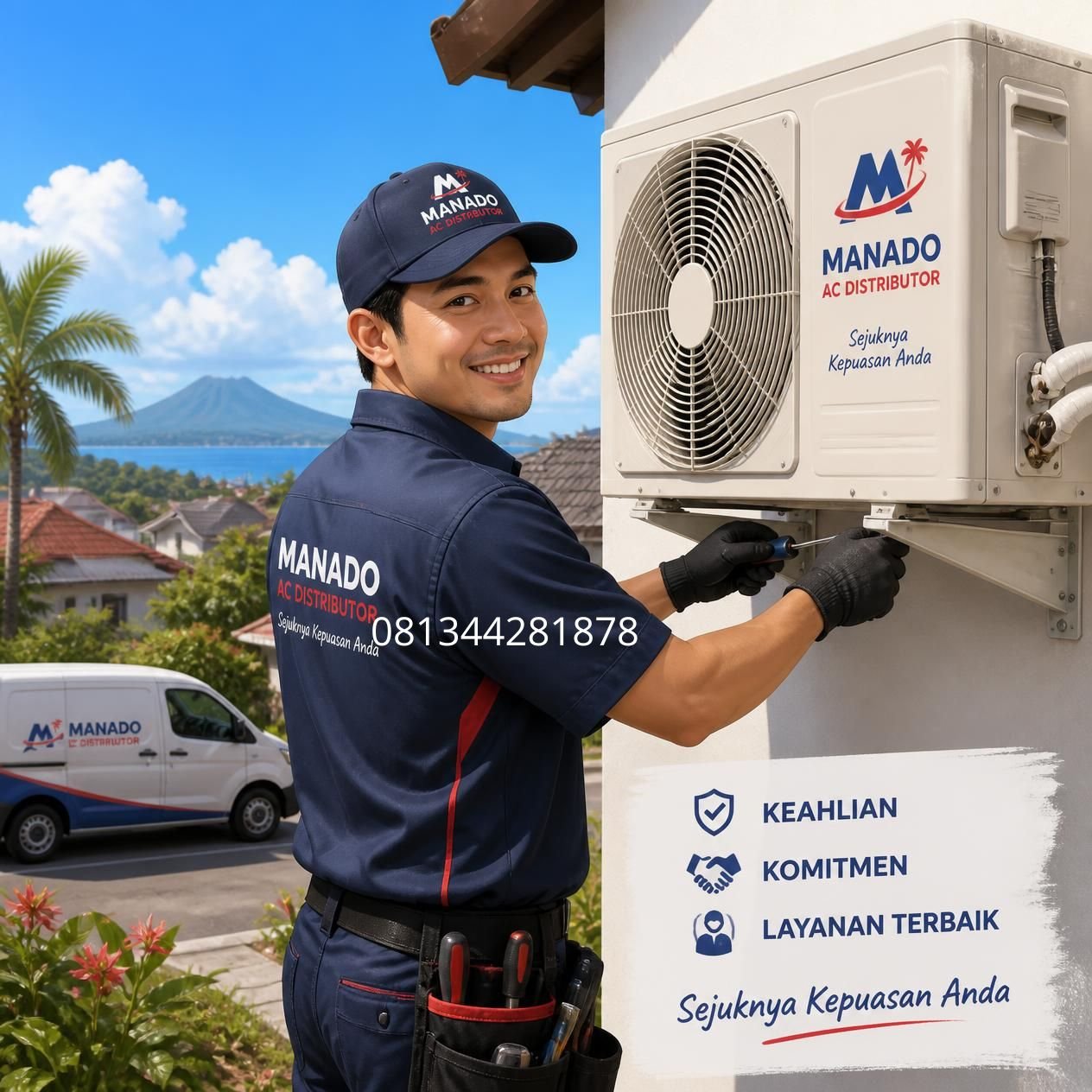 supplier AC Manado terpercaya