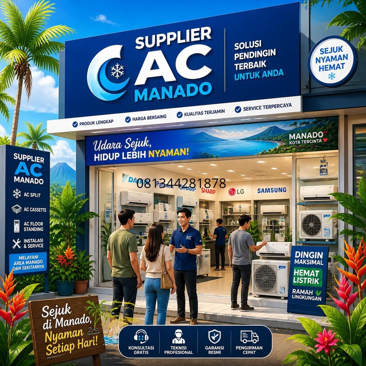 jual AC Manado