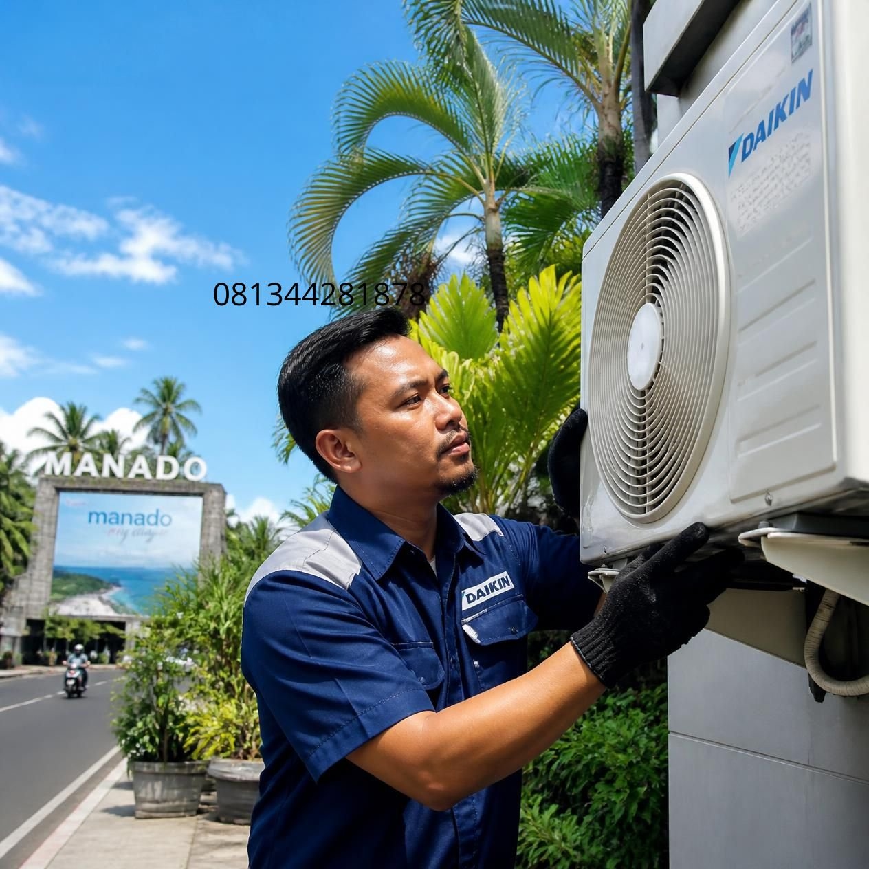 jasa cuci AC Manado
