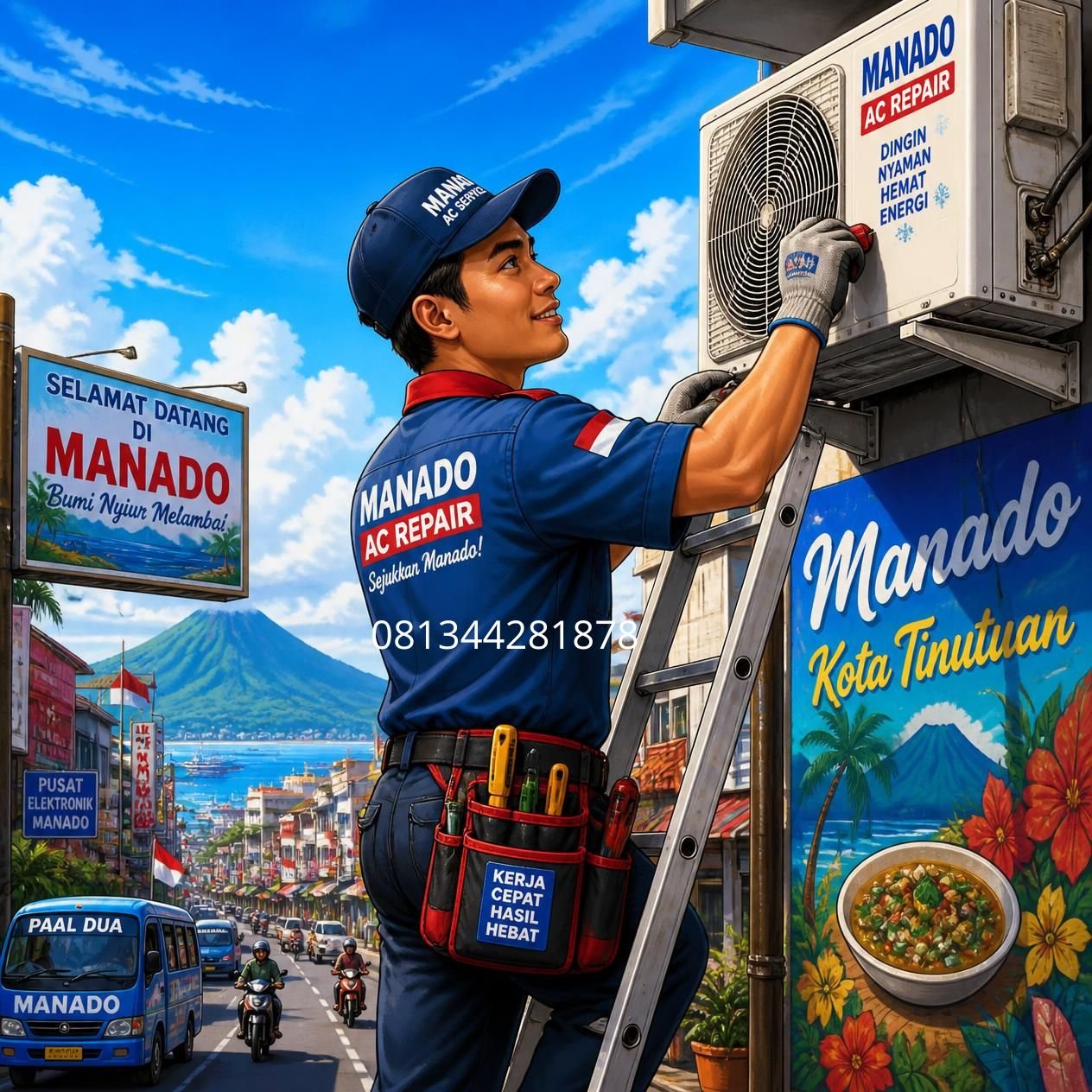 teknisi AC profesional Manado