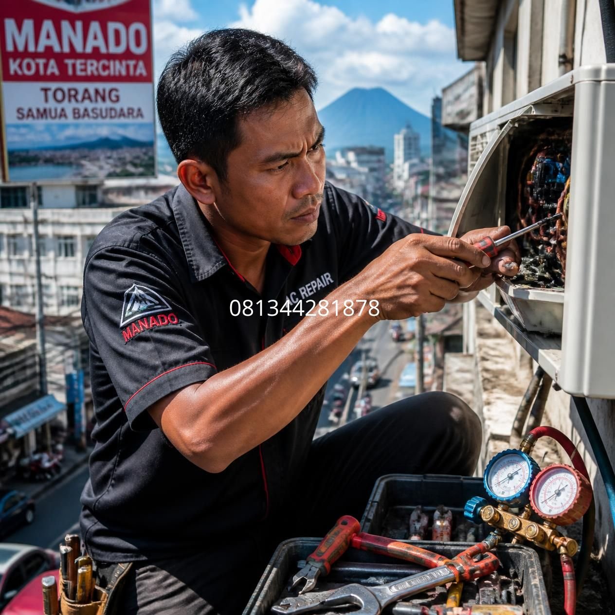 jasa perbaikan AC rumah Manado