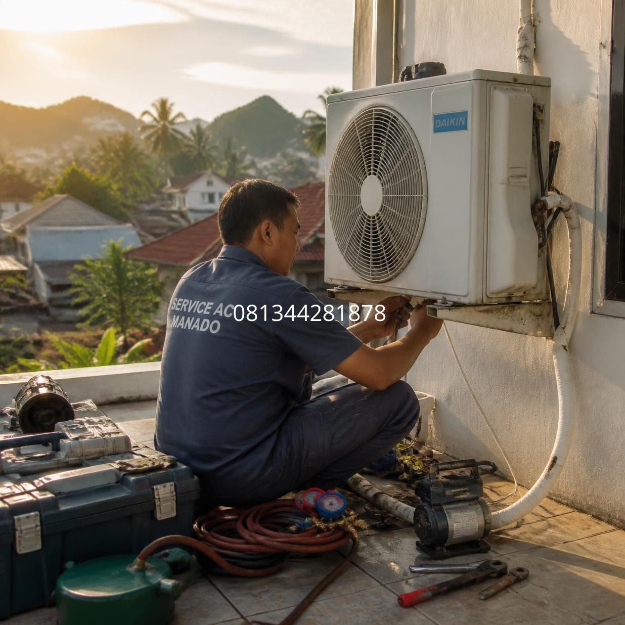 jasa perbaikan AC Manado