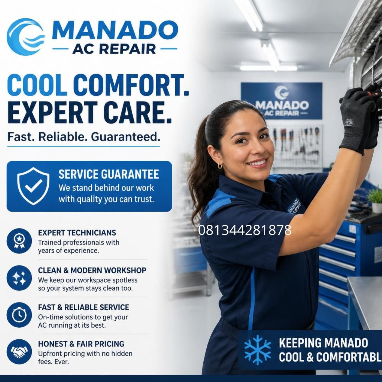 servis AC rumah Manado
