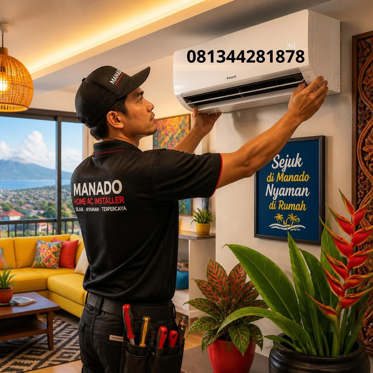 pemasangan AC baru Manado