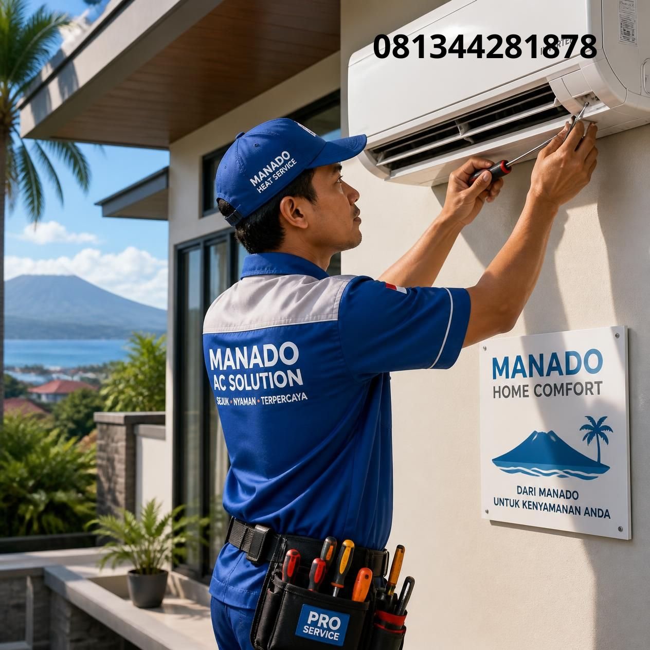 instalasi AC rumah Manado