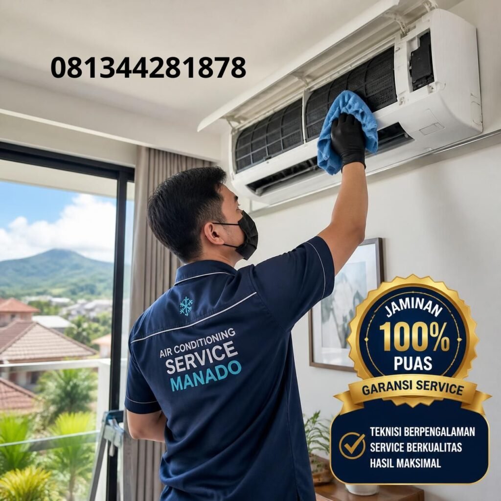 Jasa cuci AC Manado murah
