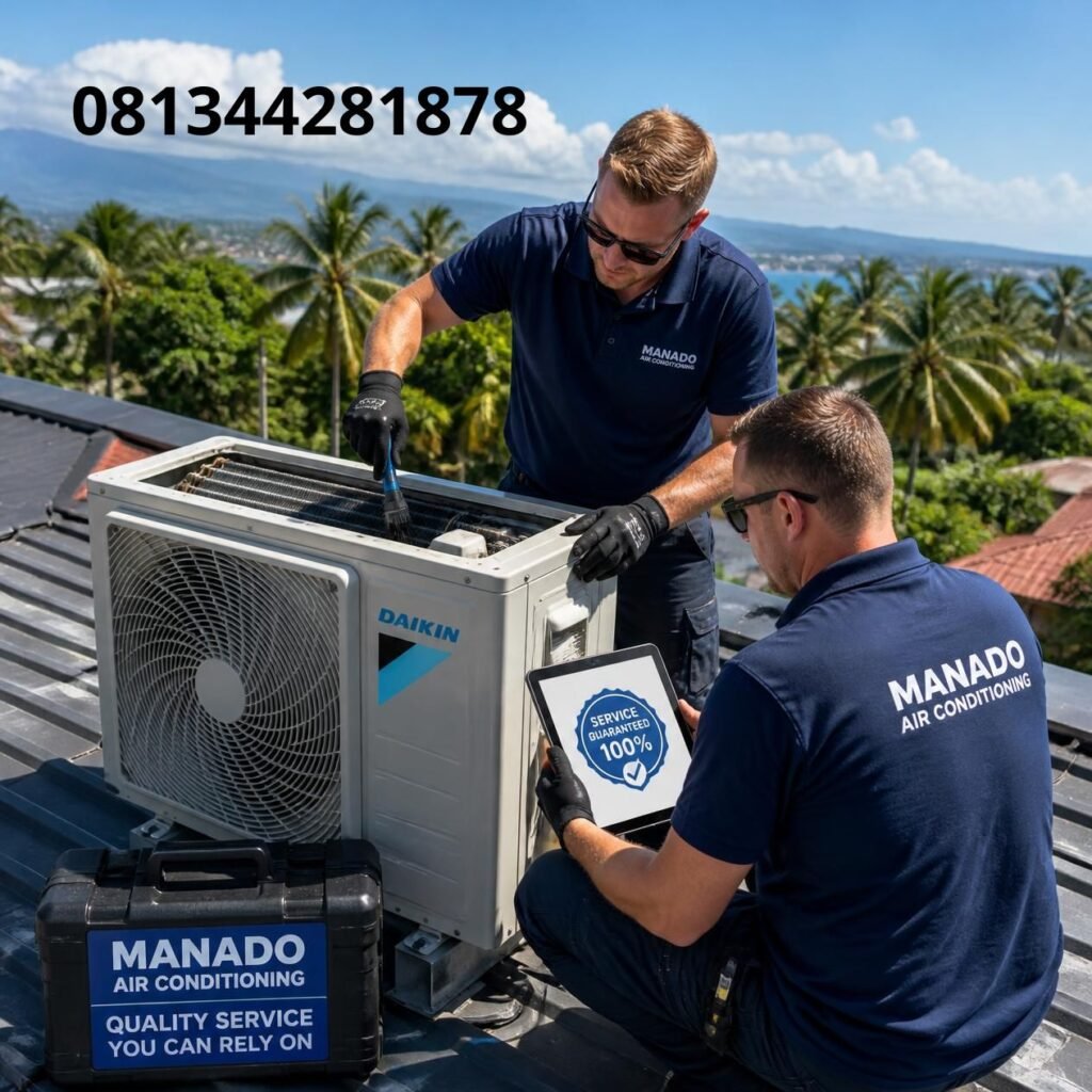 Service cuci AC Manado