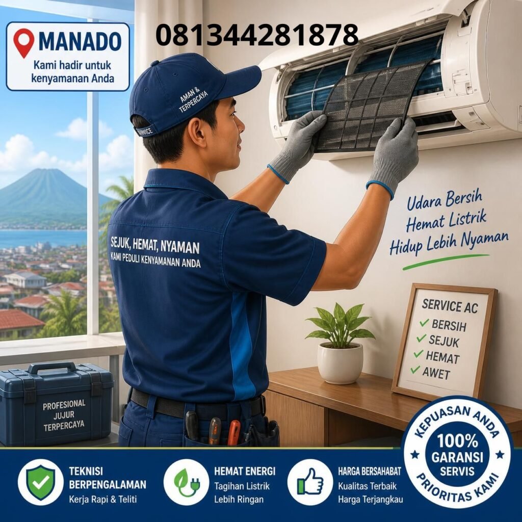 Cuci AC split Manado