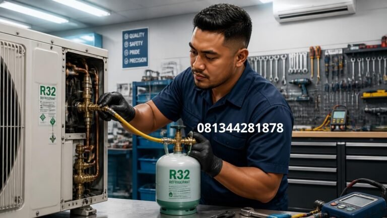 Tambah freon R32 Manado