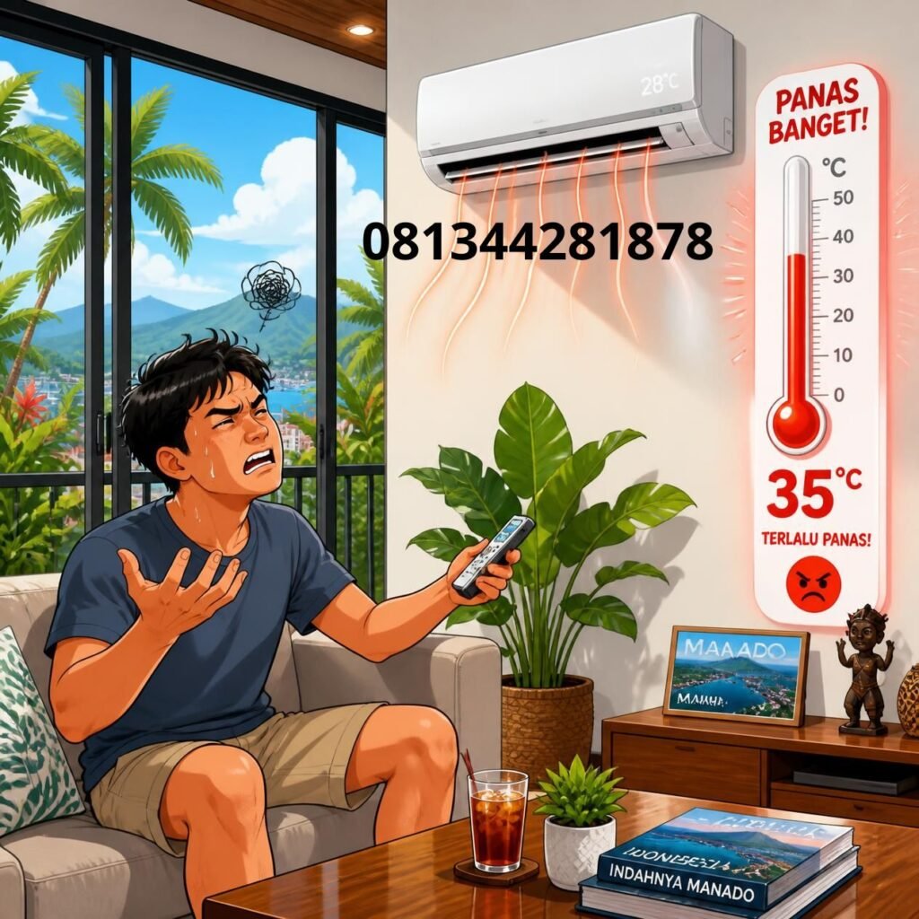 Perbaikan AC tidak dingin Manado