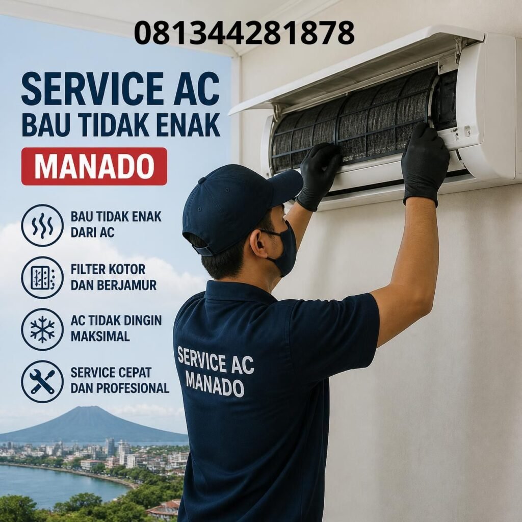 Service AC Bau Apek Manado