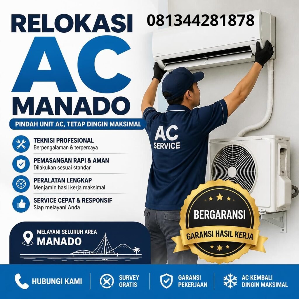 Bongkar pasang AC Manado