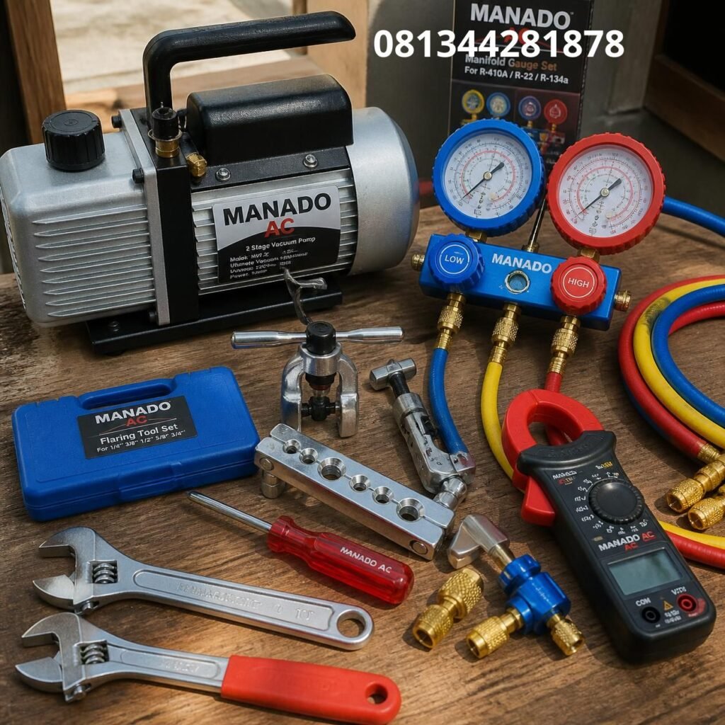 Peralatan Service AC Manado