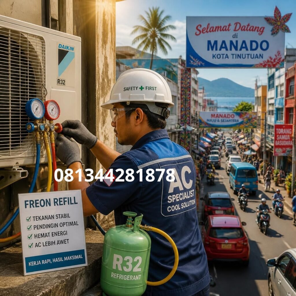 Service AC Bergaransi Manado