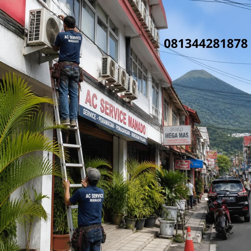 Service AC Ruko Bergaransi Manado