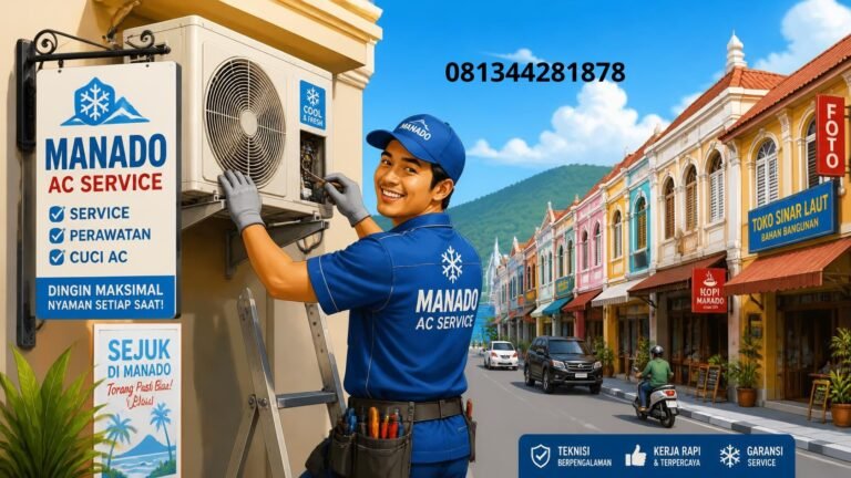 Service AC Ruko Manado
