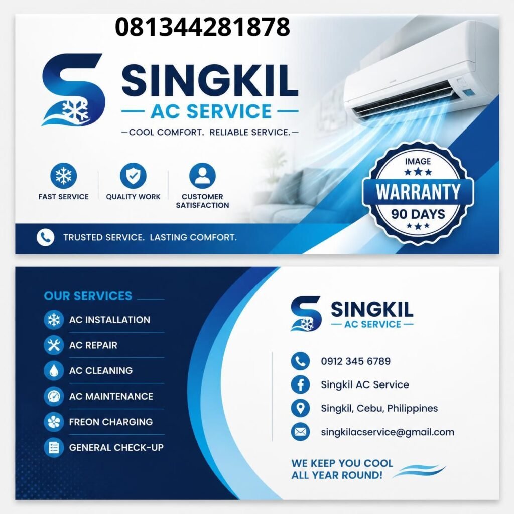 Service AC Singkil Bergaransi Profesional