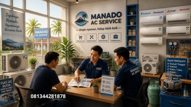 Service AC toko Manado