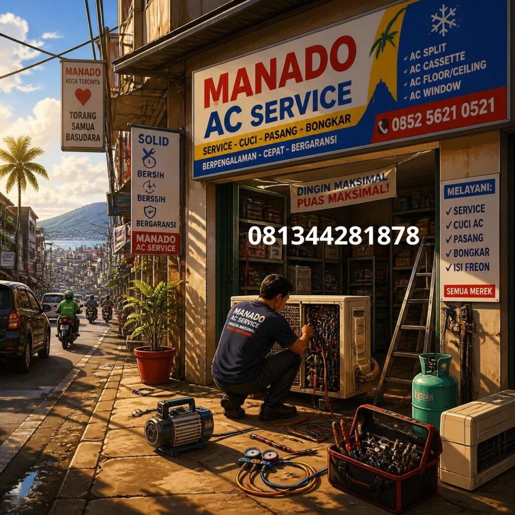 Teknisi AC Ruko Manado